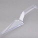 A clear plastic Fineline pie server with a handle.