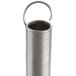A medium tension metal spring with a spiral.