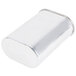 A silver rectangular capacitor service kit container with a silver lid.