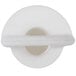 A white Cornelius pinch tube with a hole in it.