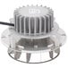 A TurboChef blower motor assembly with a black cover over the exhaust fan.