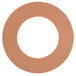 A round brown gasket with a white circle inside.