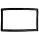 A black rectangular oven door gasket with holes on the side.