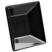 A black square Elite Global Solutions melamine bowl with a white background.