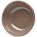 A brown Elite Global Solutions melamine bowl.