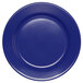 A purple Elite Global Solutions melamine plate with a white circle.