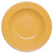 A yellow Elite Global Solutions melamine bowl.