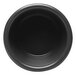 A black round melamine ramekin.