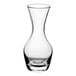 An Arcoroc clear glass carafe with a curved neck.