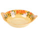 A white Venetian bowl with a floral design.