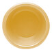 A close-up of a yellow Elite Global Solutions melamine ramekin.