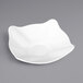 A white square melamine bowl.