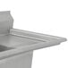 An Advance Tabco stainless steel commercial sink with one left drainboard.