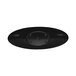 A black oval Elite Global Solutions Moderne salmon platter.