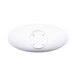 A white oval platter with a circular center.