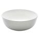 An Elite Global Solutions white melamine small round bowl.