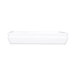 A white rectangular melamine bowl with a white background.