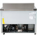 An Arctic Air 2 door refrigerated sandwich prep table with a vent.