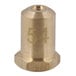 A brass cylinder with a gold metal nut on it with the number 54.