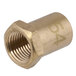 A brass threaded nut with the number 4.