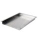 A stainless steel cover for a Cooking Performance Group countertop fryer.