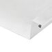 A white metal cover for a CF30 countertop fryer.