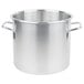 A large silver pot with handles.