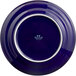 A cobalt blue Tuxton Concentrix china plate with a white rim.