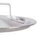 A Vollrath stainless steel lid with a metal handle.