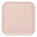 A square light pink Cambro tray.