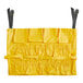 A yellow Lavex caddy bag with black straps and a handle.