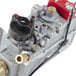 A Cooking Performance Group natural gas safety control valve with red and black valves.