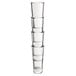 A stack of Libbey highball glasses on a white background.