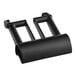A black plastic Bunn handle with metal clips.