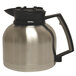 Grindmaster SS-1.9 LR 64 oz. Stainless Steel Thermal Carafe with Black Lid