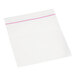 A white LK Packaging plastic envelope with red tape on it.