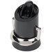 A black and silver Vacu Vin champagne saver and pourer.