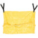 A yellow Rubbermaid caddy bag with black straps.