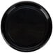 Fineline Platter Pleasers 7610TF PET Plastic Black Thermoform 16 inch Catering Tray - 25/Case