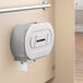 A Bobrick ClassicSeries twin jumbo roll toilet paper dispenser mounted on a wall.