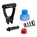 A black and white Bunn faucet repair kit with a spring inside.