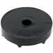 A black round rubber disc with a hole in the center.