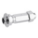 A chrome plated Bunn faucet shank extension with a threaded end.