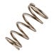 A close-up of a metal spring.