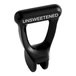 A black plastic clip with white "Unsweetened" text.