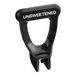 A black plastic Bunn faucet handle with white text that says "Unsweet"