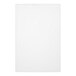A clear rectangular sheet protector with a black border on a white background.