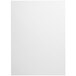 A clear vinyl sheet protector with black borders containing a white sheet of paper.