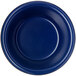 A blue bowl with a white background.