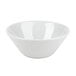 A Tuxton bright white china bowl.
